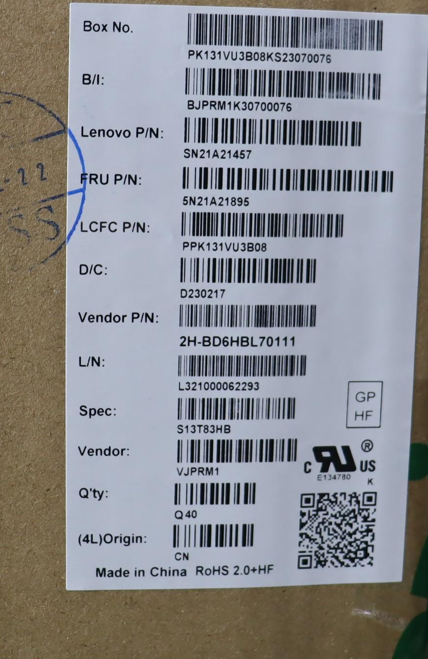 Lenovo Nb_Kyb Cs21Kbd Sktop Pmx,Bl,Bk - 5N21A21895