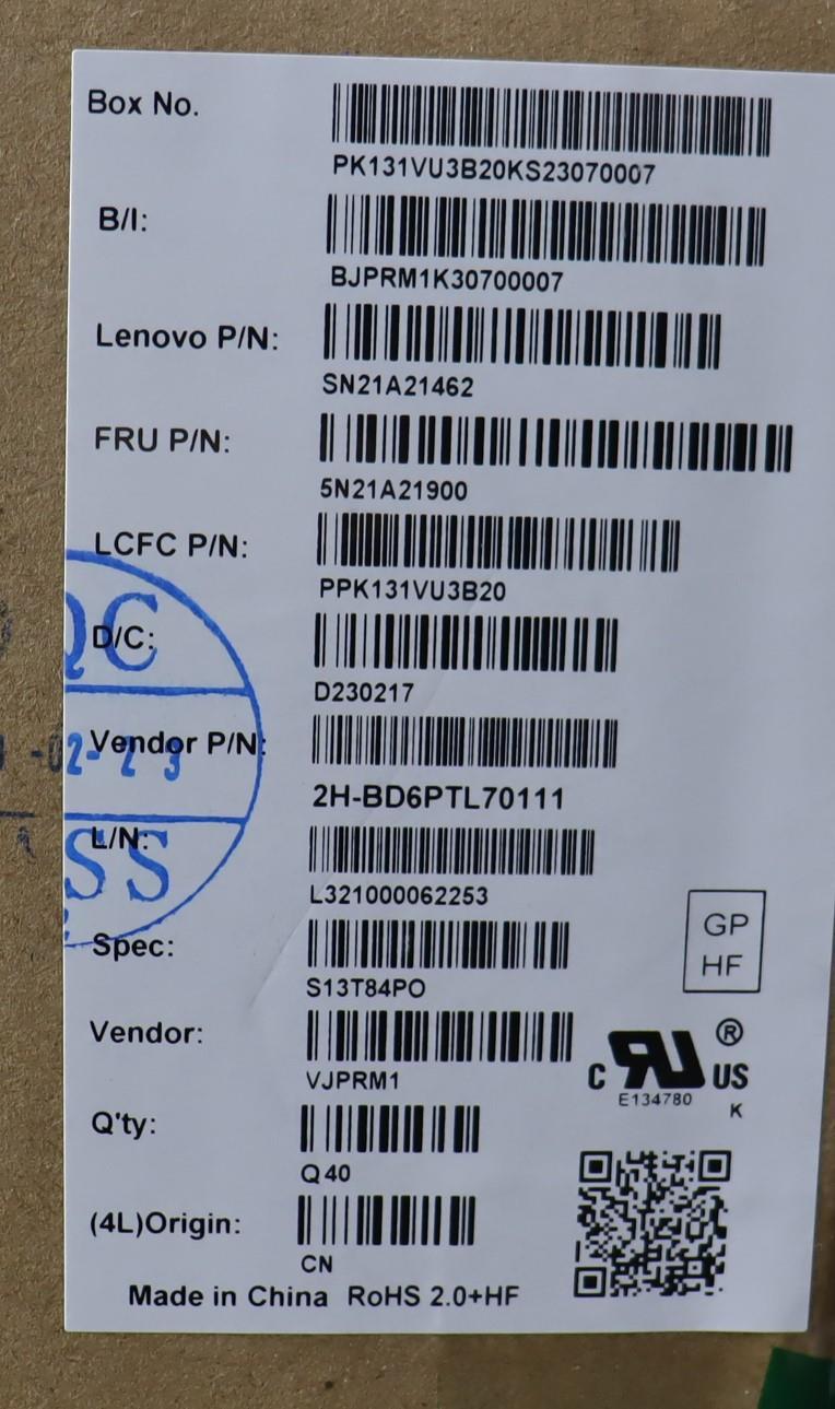 Lenovo Nb_Kyb Cs21Kbd Sktop Pmx,Bl,Bk - 5N21A21900