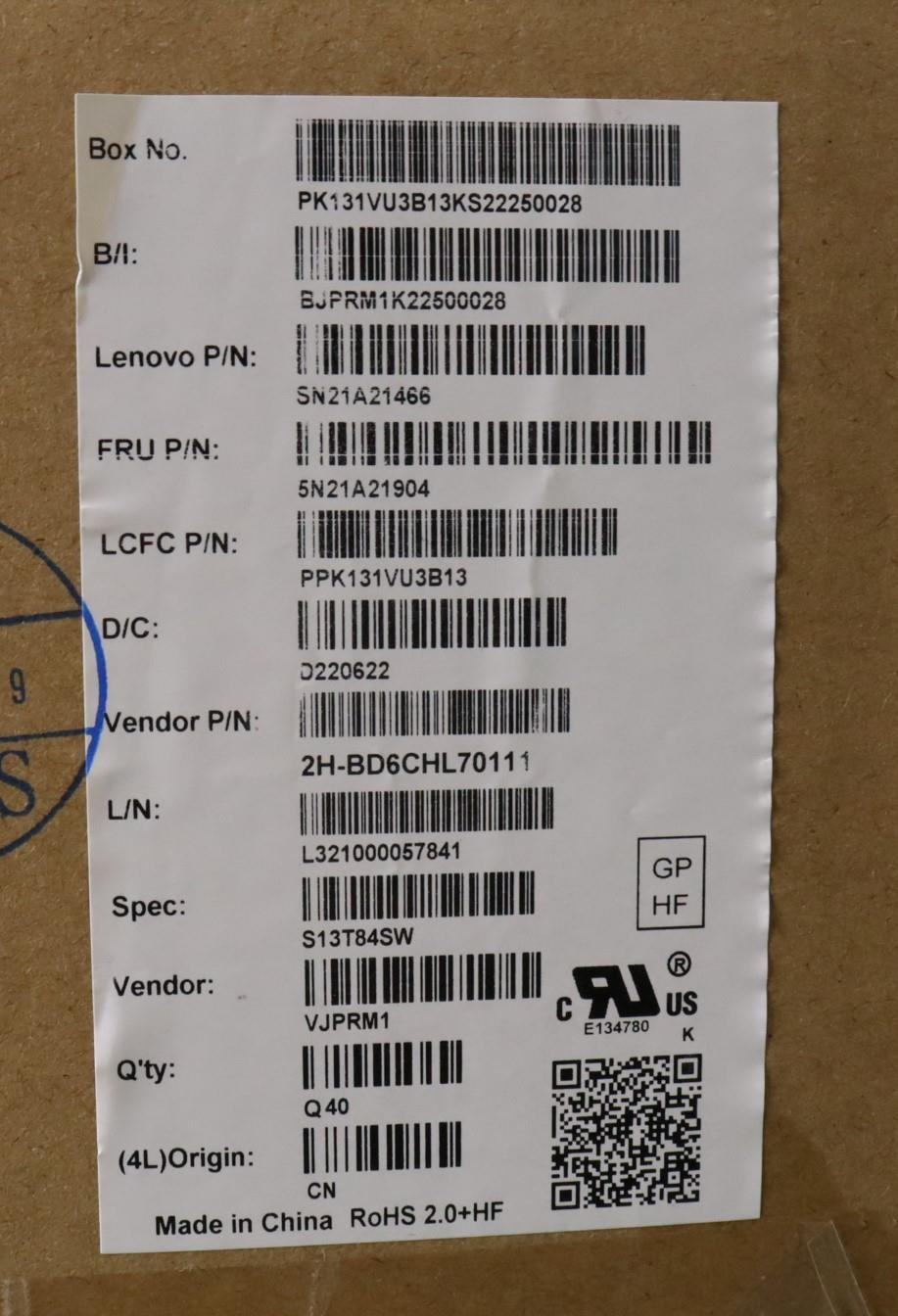 Lenovo Nb_Kyb Cs21Kbd Sktop Pmx,Bl,Bk - 5N21A21904