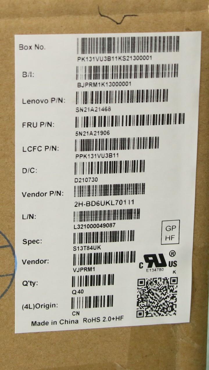 Lenovo Nb_Kyb Cs21Kbd Sktop Pmx,Bl,Bk - 5N21A21906