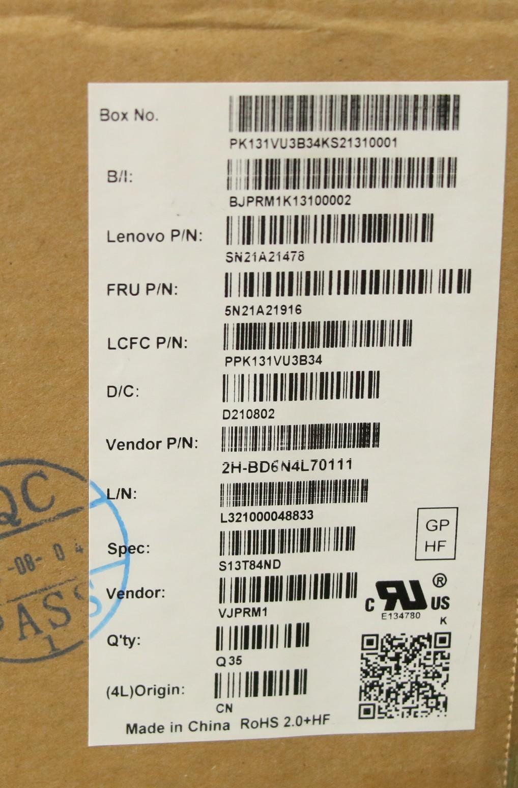 Lenovo Nb_Kyb Cs21Kbd Sktop Pmx,Bl,Bk - 5N21A21916