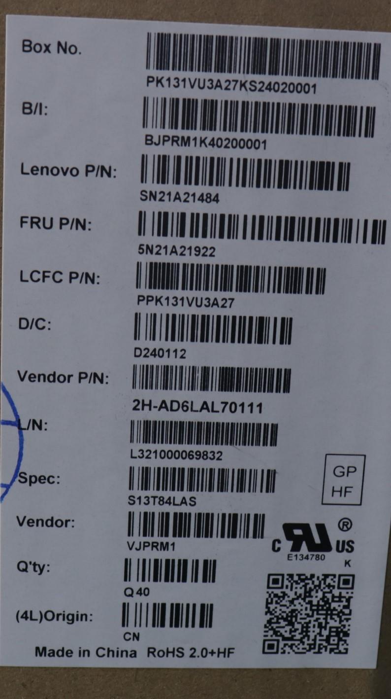 Lenovo Nb_Kyb Cs21Kbd Sktop Pmx,Nbl,B - 5N21A21922