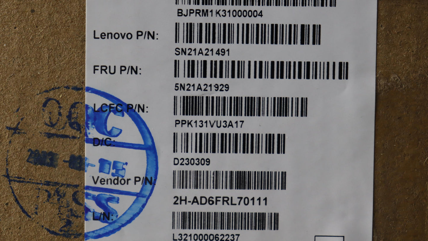 Lenovo Nb_Kyb Cs21Kbd Sktop Pmx,Nbl,B - 5N21A21929