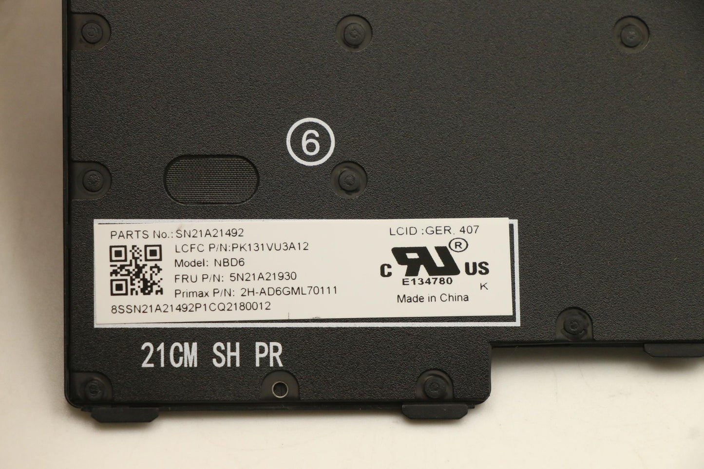 Lenovo Nb_Kyb Cs21Kbd Sktop Pmx,Nbl,B - 5N21A21930