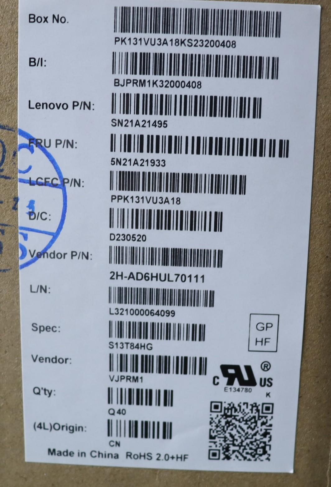 Lenovo Nb_Kyb Cs21Kbd Sktop Pmx,Nbl,B - 5N21A21933