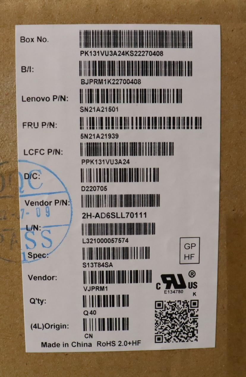 Lenovo Nb_Kyb Cs21Kbd Sktop Pmx,Nbl,B - 5N21A21939