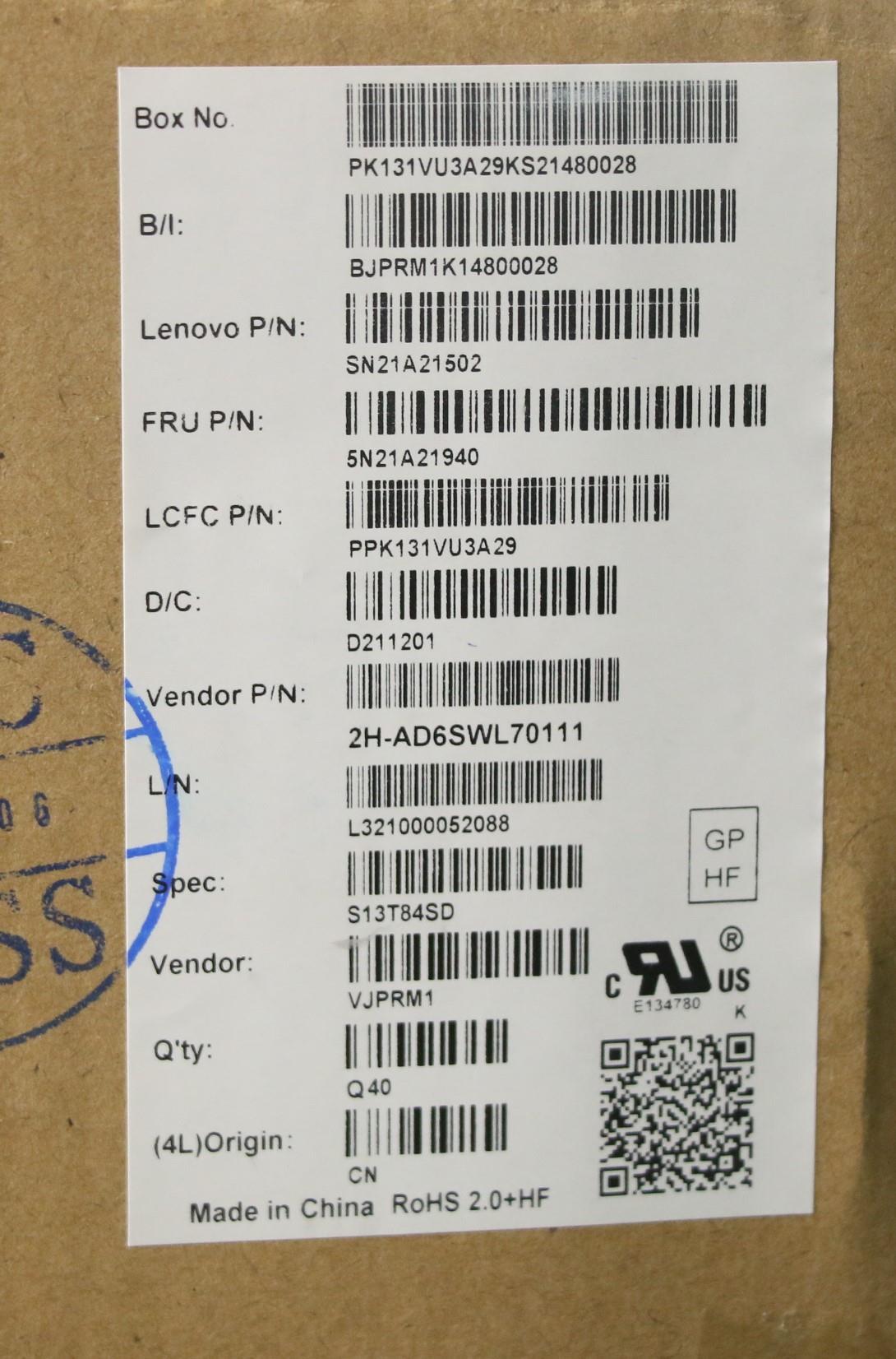 Lenovo Nb_Kyb Cs21Kbd Sktop Pmx,Nbl,B - 5N21A21940