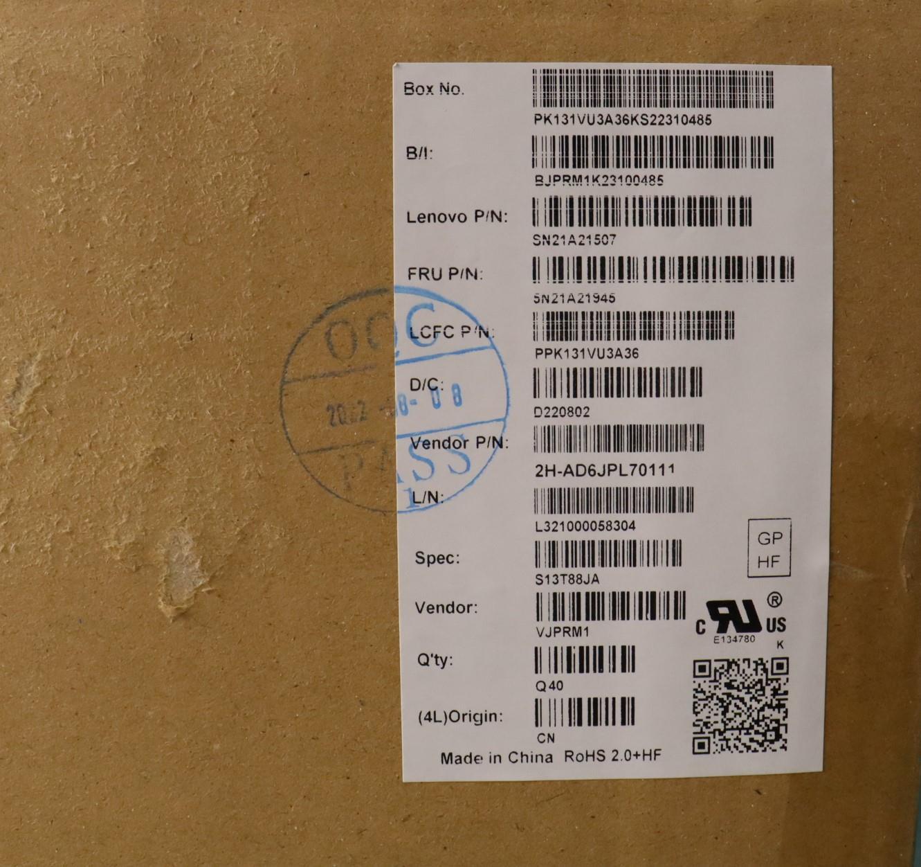 Lenovo Nb_Kyb Cs21Kbd Sktop Pmx,Nbl,B - 5N21A21945