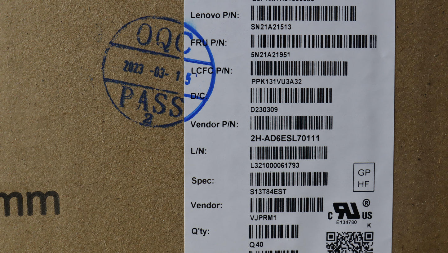 Lenovo Nb_Kyb Cs21Kbd Sktop Pmx,Nbl,B - 5N21A21951