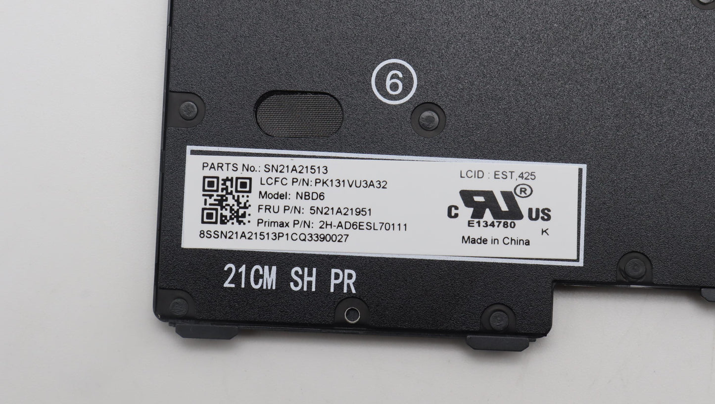 Lenovo Nb_Kyb Cs21Kbd Sktop Pmx,Nbl,B - 5N21A21951