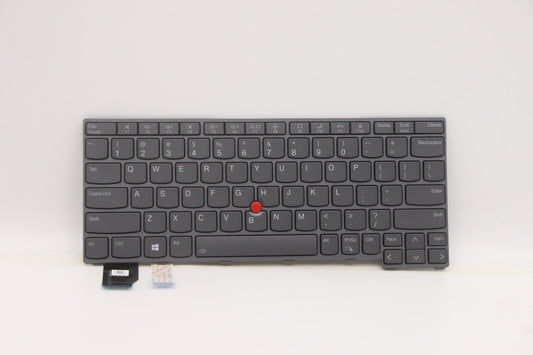 Lenovo Internal Keyboard, USA English, Backlit, Grey - 5N21A21994