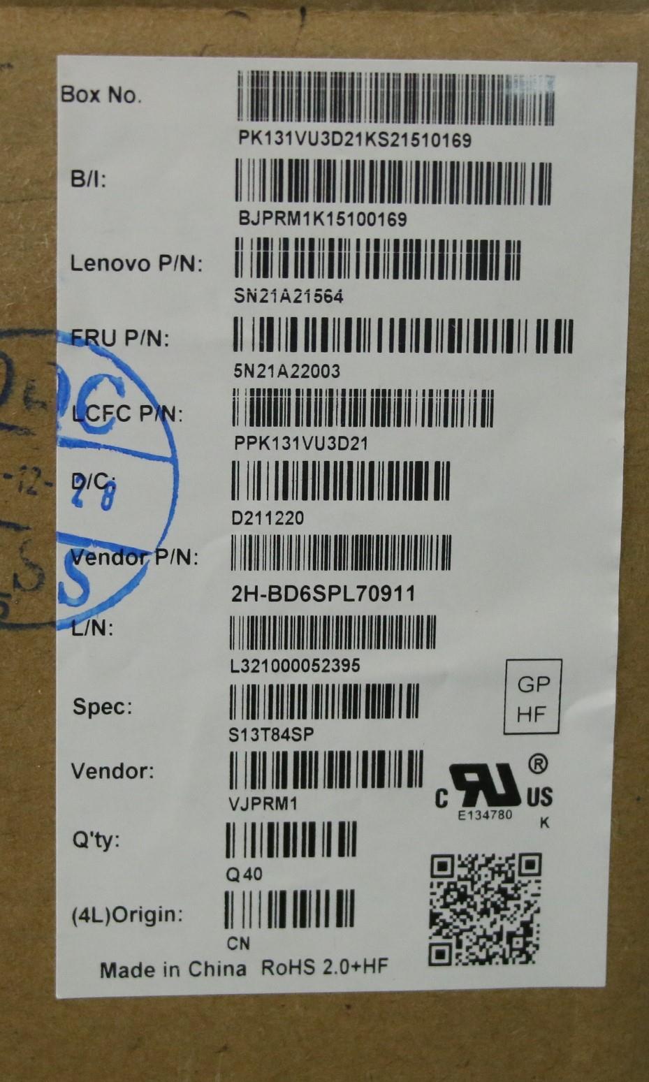 Lenovo Nb_Kyb Cs21Kbd Sktop Pmx,Bl,Gr - 5N21A22003