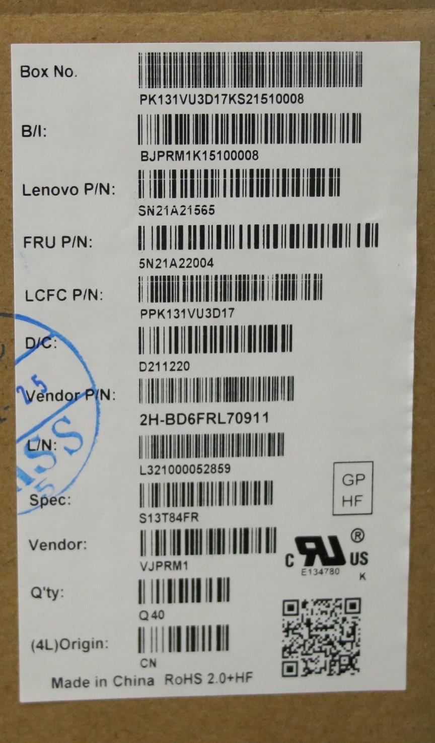 Lenovo Nb_Kyb Cs21Kbd Sktop Pmx,Bl,Gr - 5N21A22004