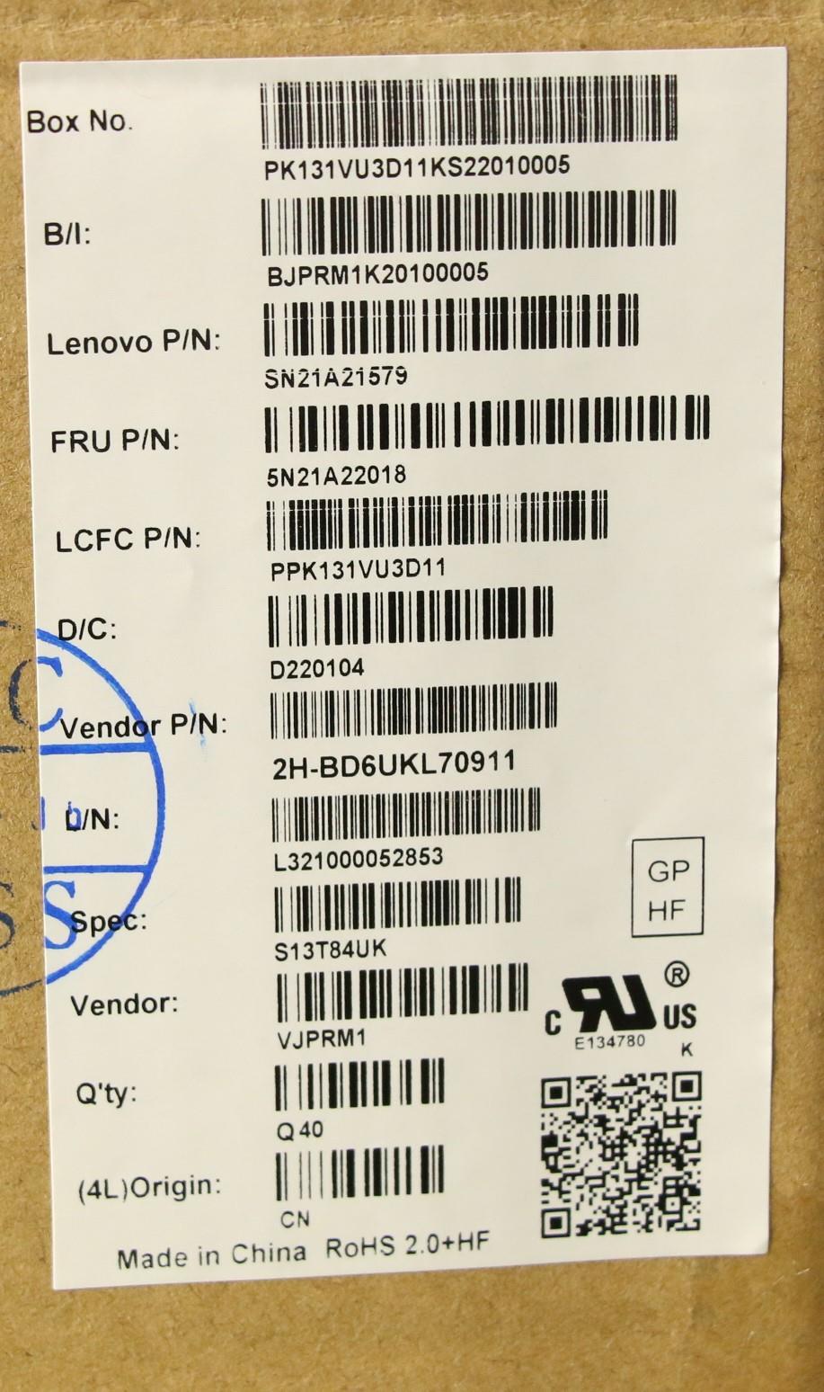 Lenovo Nb_Kyb Cs21Kbd Sktop Pmx,Bl,Gr - 5N21A22018