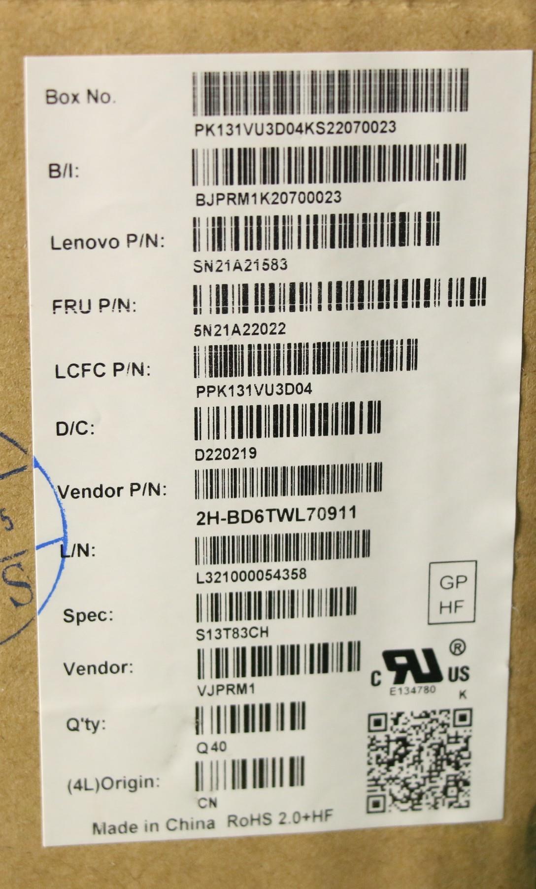Lenovo Nb_Kyb Cs21Kbd Sktop Pmx,Bl,Gr - 5N21A22022