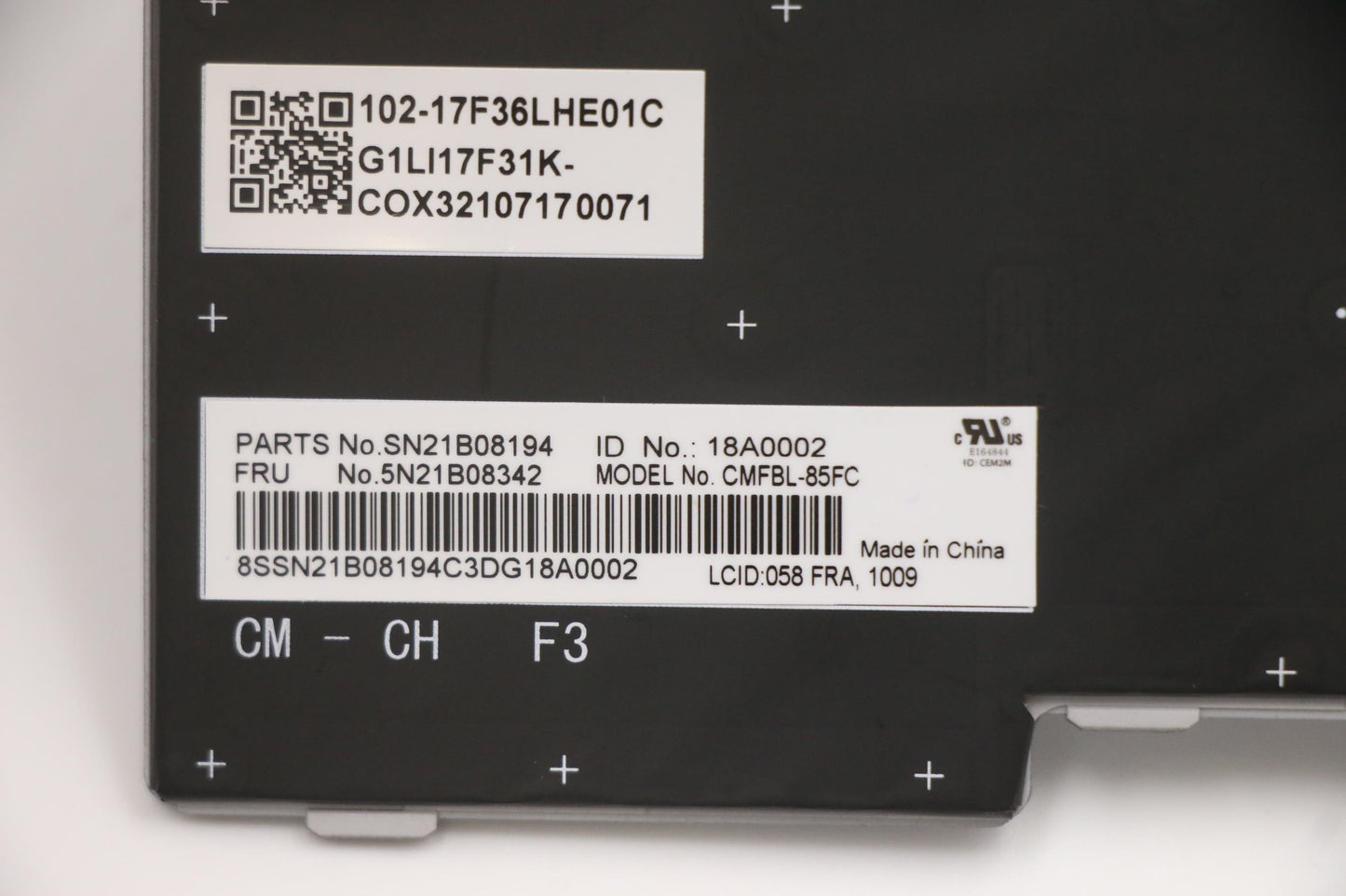 Lenovo Nb_Kyb Cm Kbd Fl-Cs20 Chy,Bl,G - 5N21B08342