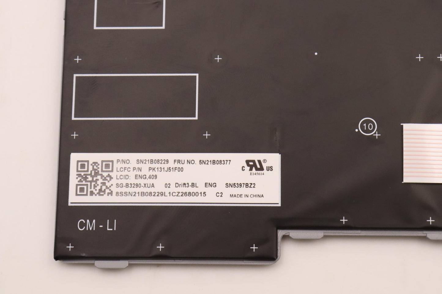 Lenovo Nb_Kyb Cm Kbd Fl-Cs20 Ltn,Bl,G - 5N21B08377