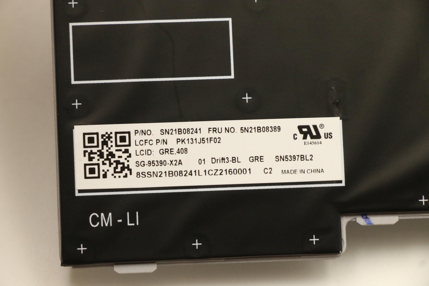 Lenovo Nb_Kyb Cm Kbd Fl-Cs20 Ltn,Bl,G - 5N21B08389