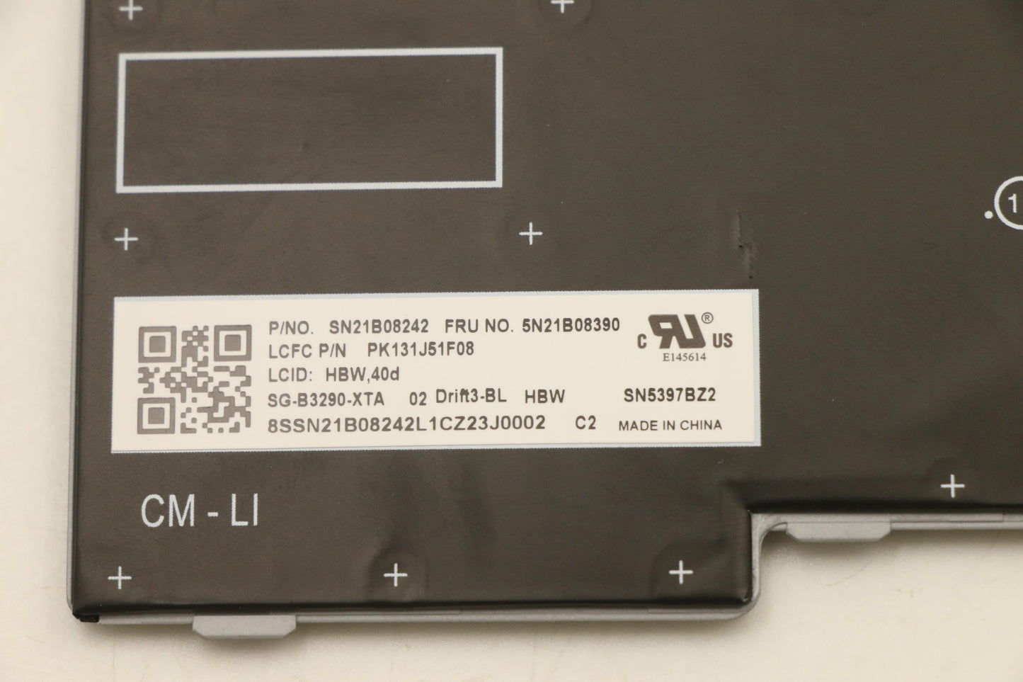 Lenovo Nb_Kyb Cm Kbd Fl-Cs20 Ltn,Bl,G - 5N21B08390