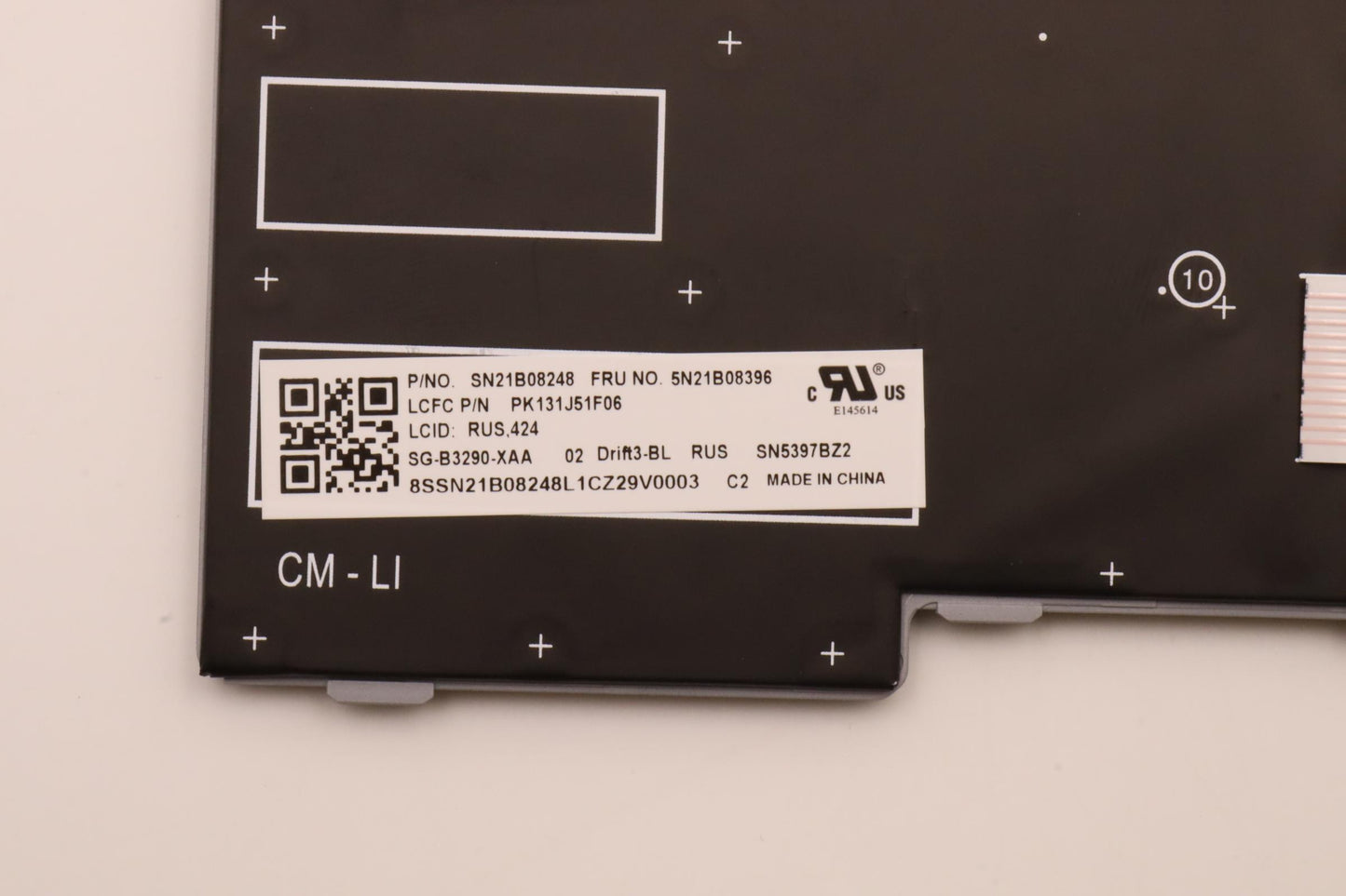 Lenovo Nbkyb Cm Kbd Flcs20 Ltn,Bl,Gr, - 5N21B08396