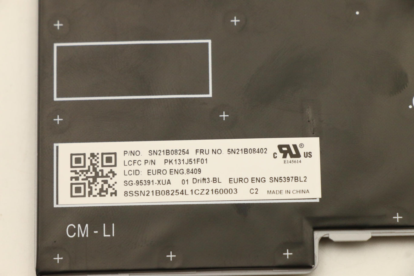 Lenovo Nb_Kyb Cm Kbd Fl-Cs20 Ltn,Bl,G - 5N21B08402