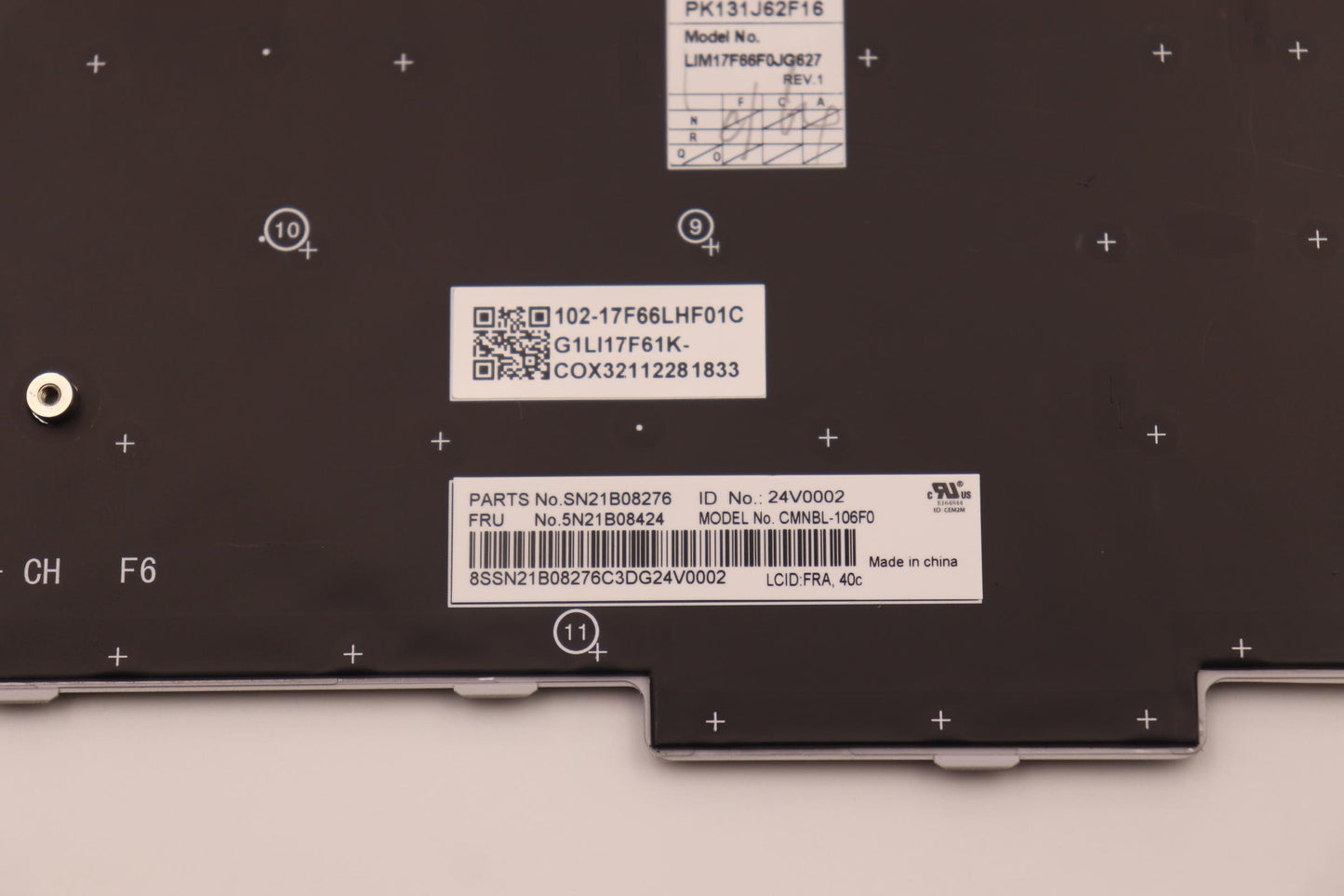 Lenovo Nbkyb Cm Kbd Nmcs20 Chy,Bl,Gr, - 5N21B08424