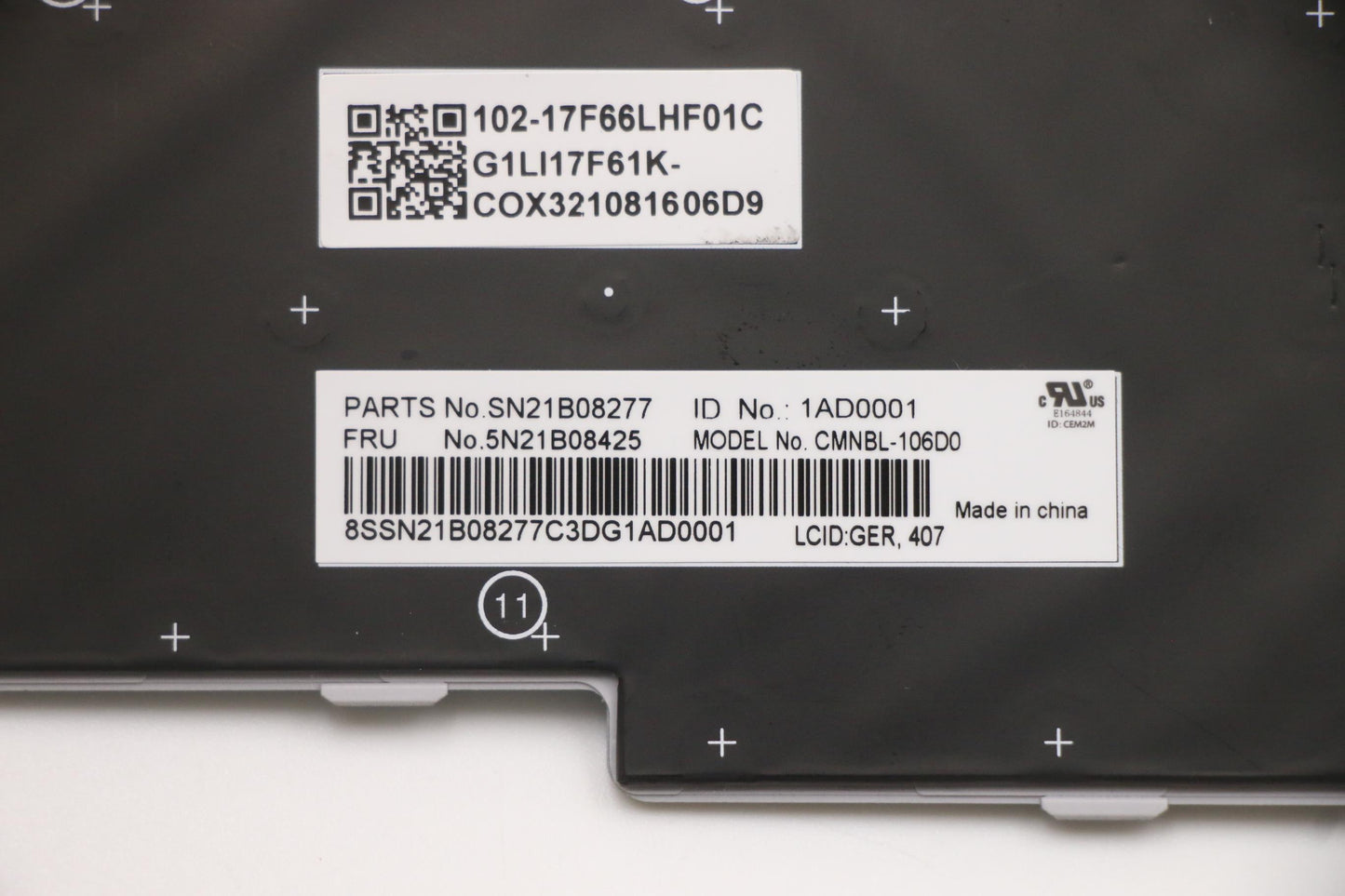 Lenovo Nb_Kyb Cm Kbd Nm-Cs20 Chy,Bl,G - 5N21B08425
