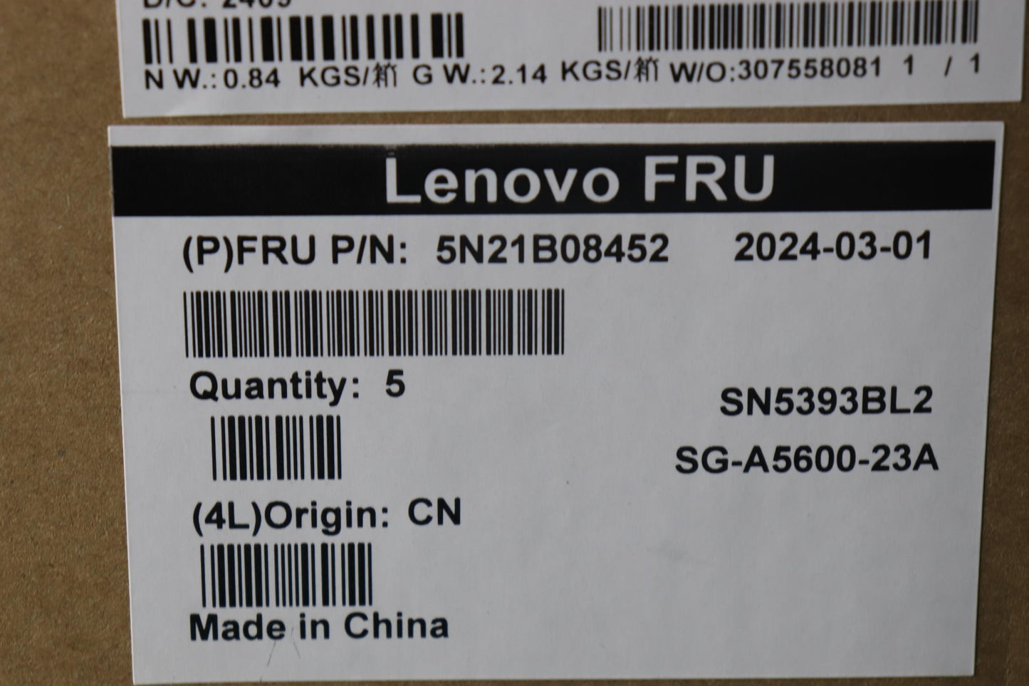 Lenovo Nb_Kyb Cm Kbd Nm-Cs20 Ltn,Bl,G - 5N21B08452