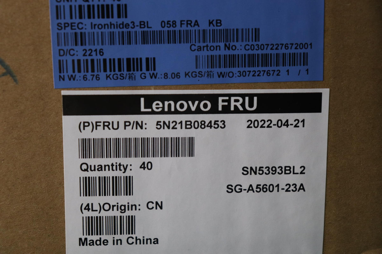 Lenovo Nb_Kyb Cm Kbd Nm-Cs20 Ltn,Bl,G - 5N21B08453