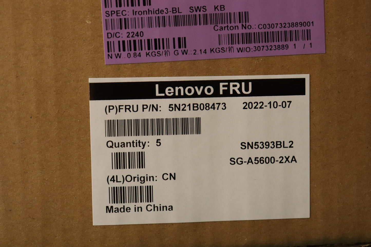 Lenovo Nbkyb Cm Kbd Nmcs20 Ltn,Bl,Gr, - 5N21B08473