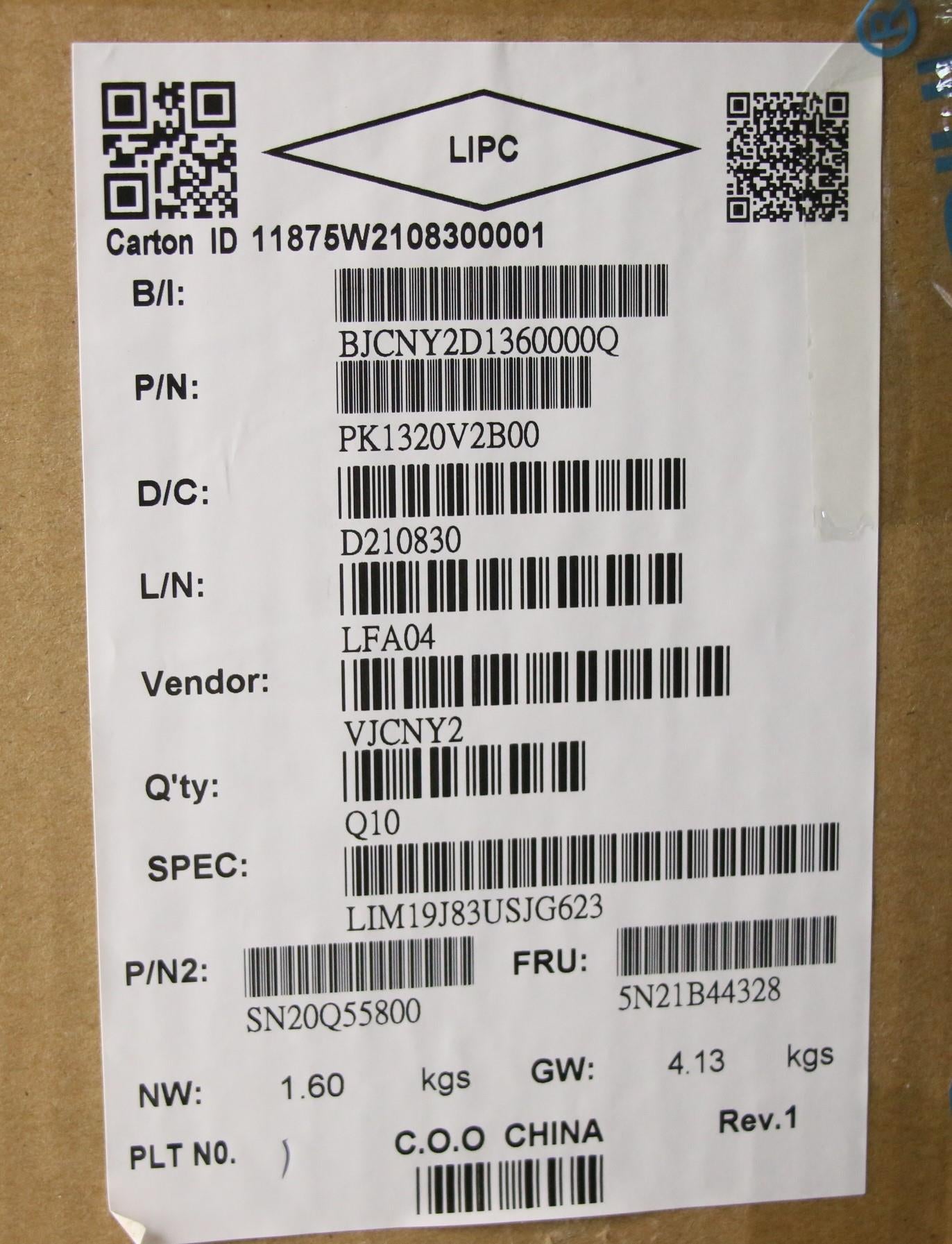Lenovo Keyboard Internal, USA English, Black, Backlight, with Number Pad - 5N21B44328