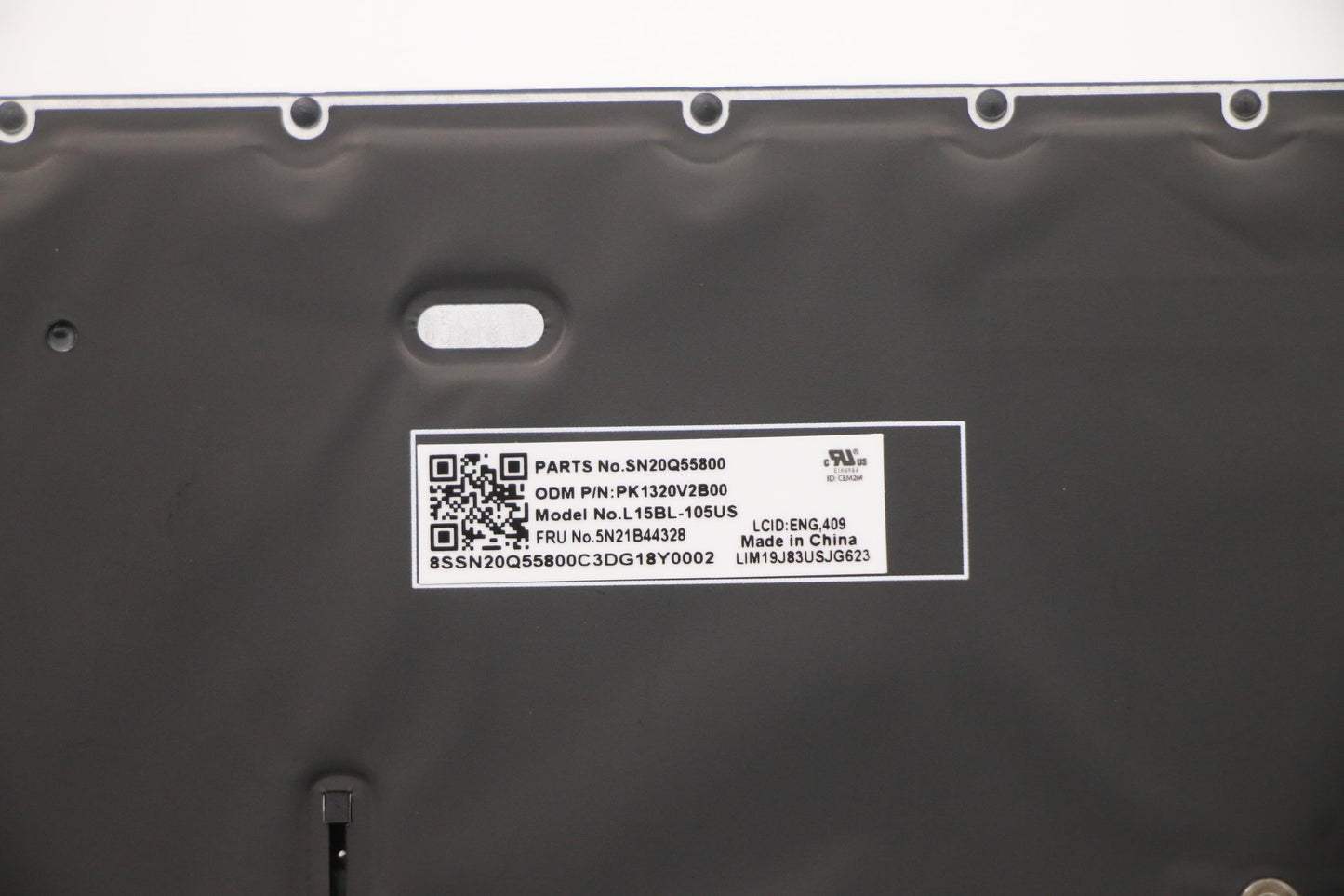 Lenovo Keyboard Internal, USA English, Black, Backlight, with Number Pad - 5N21B44328