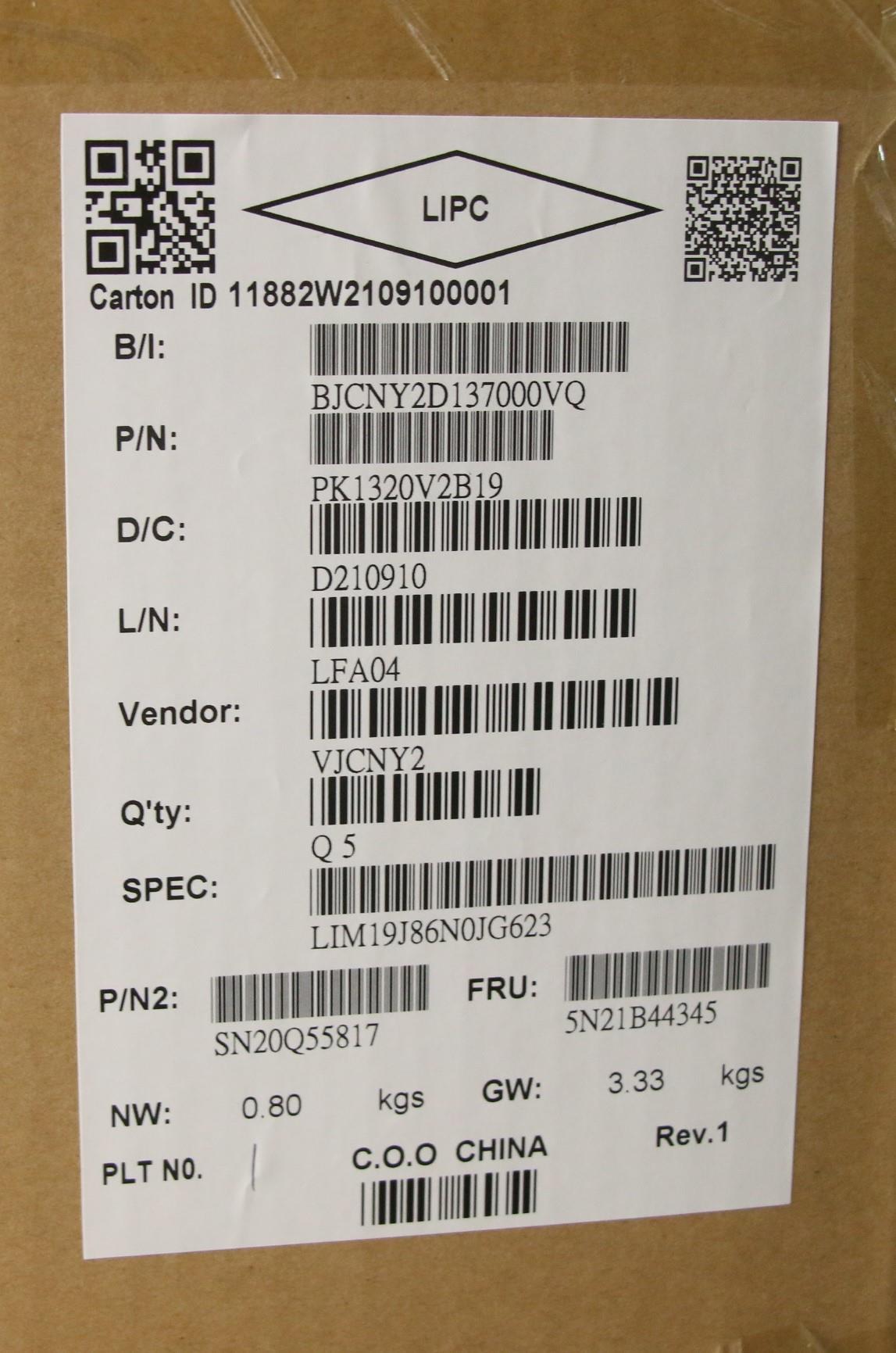 Lenovo Nb_Kyb Cs20 P2 Nm Bk-Bl,Chy,No - 5N21B44345