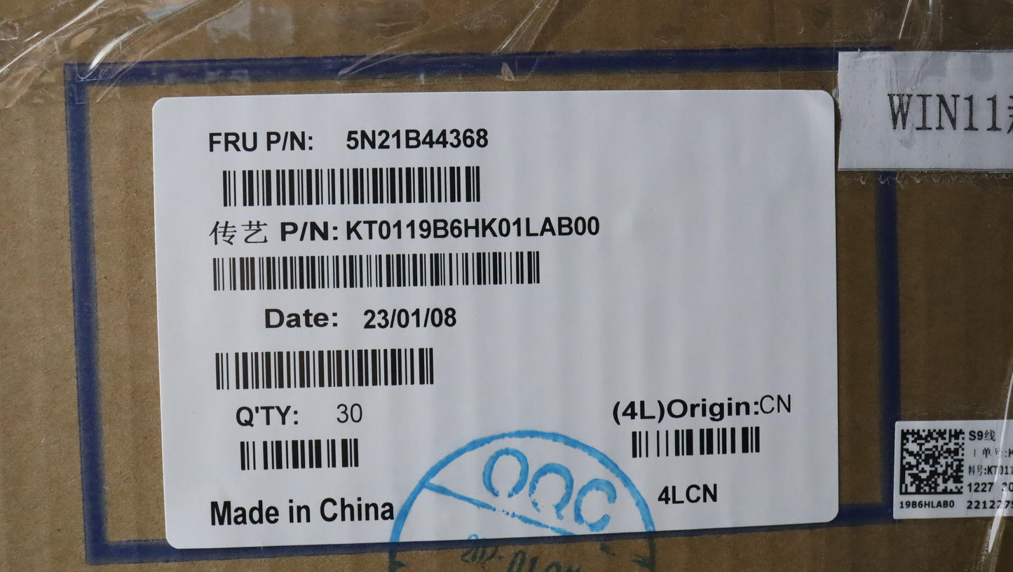 Lenovo Nb_Kyb Cs20 P2 Nm Bk-Bl,Tri,La - 5N21B44368