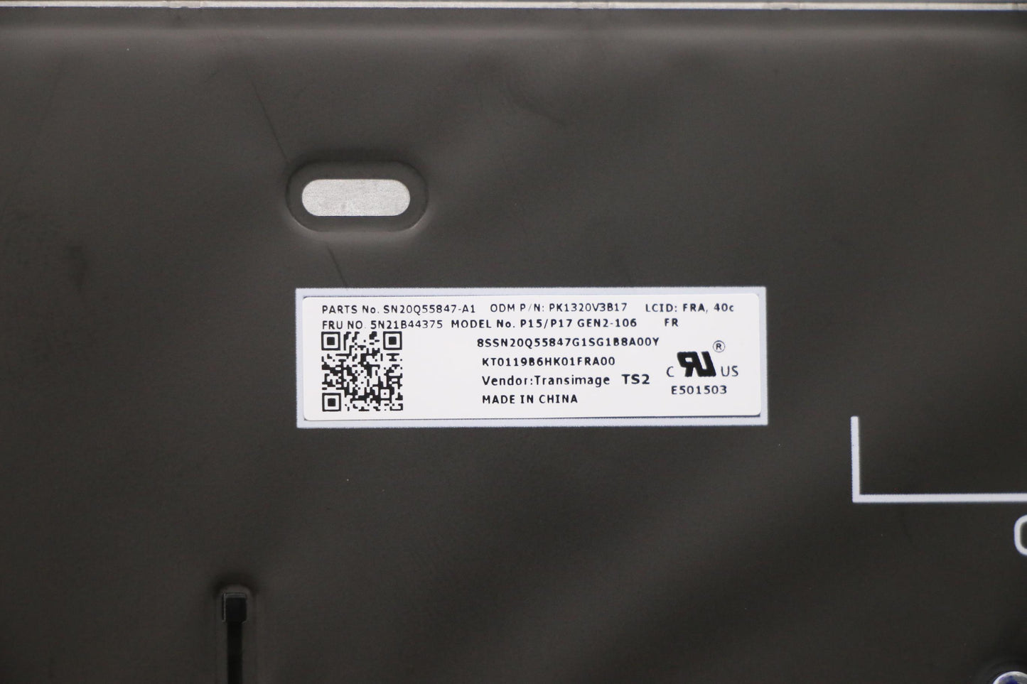 Lenovo Nb_Kyb Cs20 P2 Nm Bk-Bl,Tri,Fr - 5N21B44375