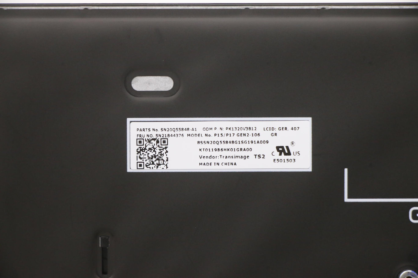 Lenovo Nb_Kyb Cs20 P2 Nm Bk-Bl,Tri,Ge - 5N21B44376