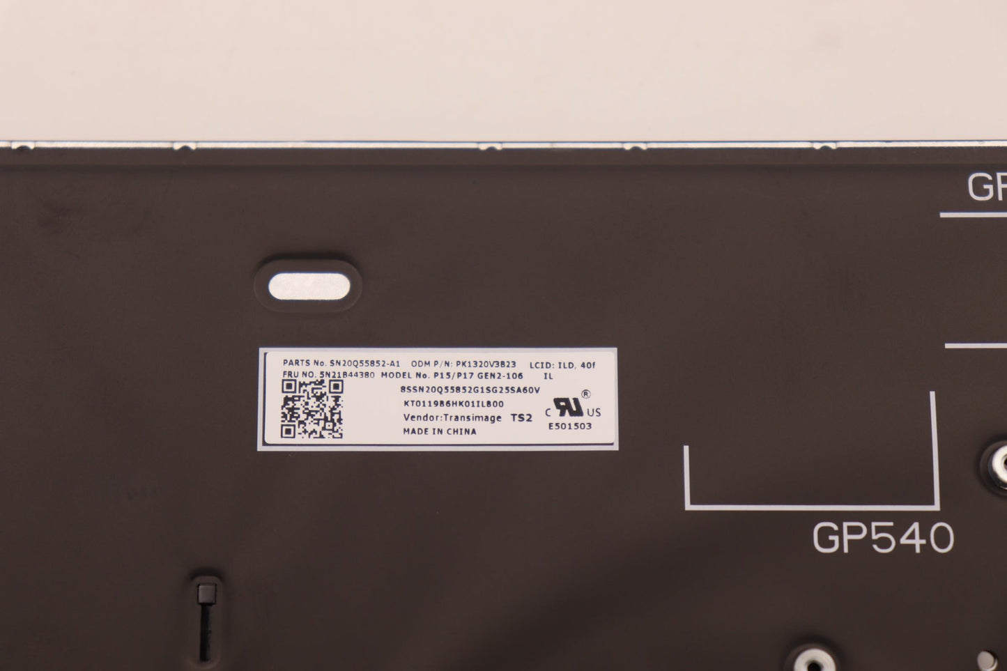 Lenovo Nb_Kyb Cs20 P2 Nm Bk-Bl,Tri,Il - 5N21B44380