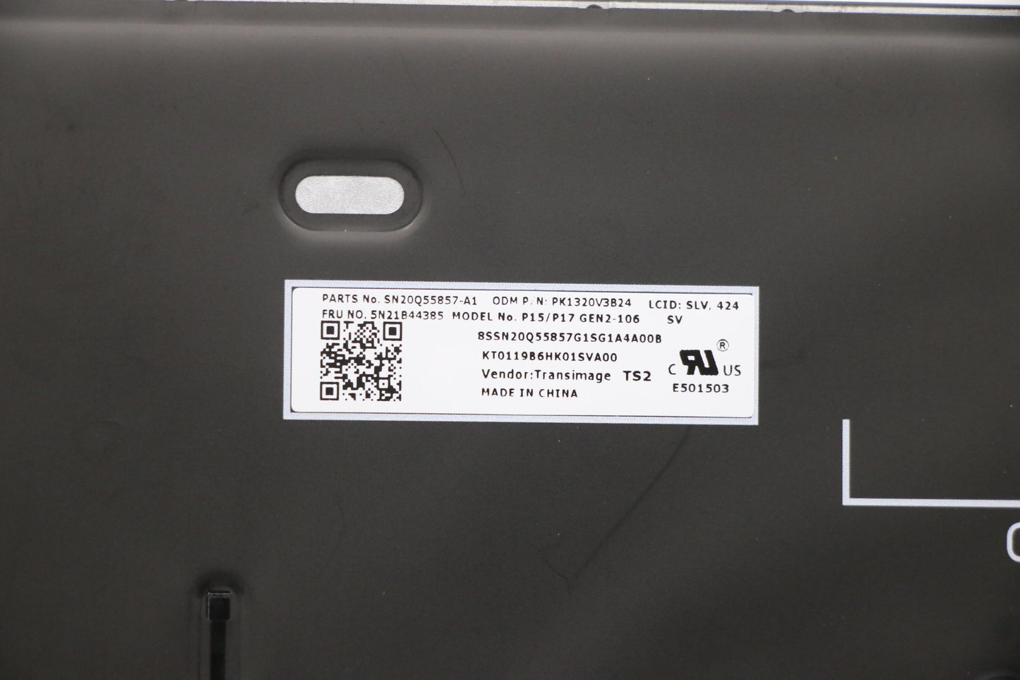 Lenovo Nb_Kyb Cs20 P2 Nm Bk-Bl,Tri,Sl - 5N21B44385