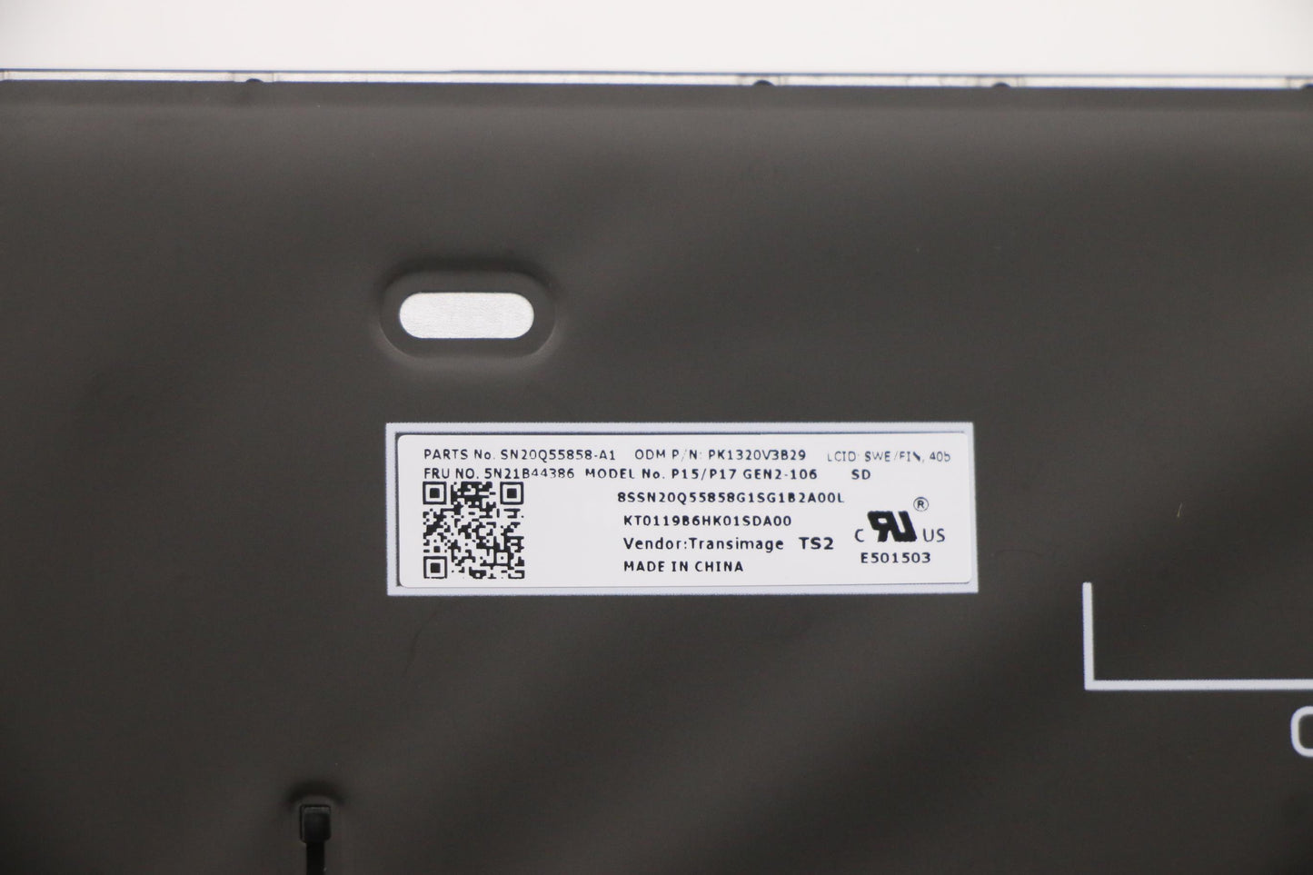 Lenovo Nb_Kyb Cs20 P2 Nm Bk-Bl,Tri,Sw - 5N21B44386
