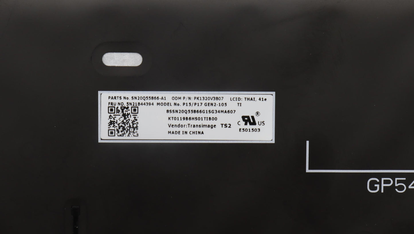 Lenovo Nb_Kyb Cs20 P2 Nm Bk-Bl,Tri,Th - 5N21B44394