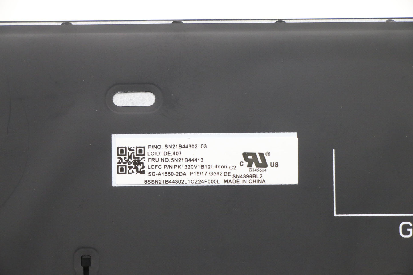 Lenovo Nb_Kyb Cs20 P2 Nm Bk-Bl,Ltn,Ge - 5N21B44413