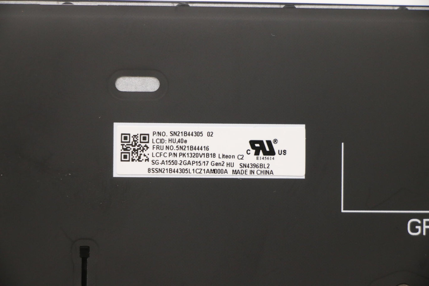 Lenovo Nb_Kyb Cs20 P2 Nm Bk-Bl,Ltn,Hu - 5N21B44416