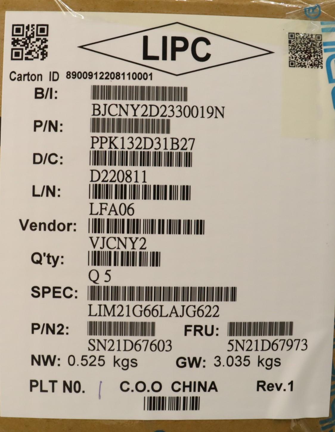 Lenovo Nbkyb Cs22 Fl Top,Bkbl,Chy,La - 5N21D67973