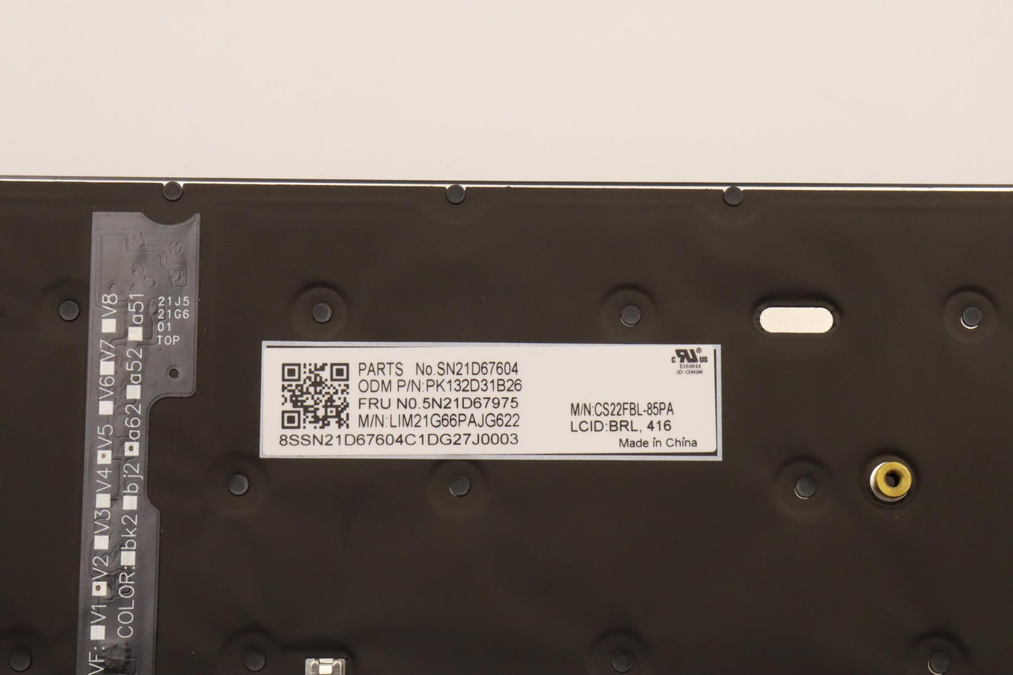 Lenovo Nbkyb Cs22 Fl Top,Bkbl,Chy,Brl - 5N21D67975