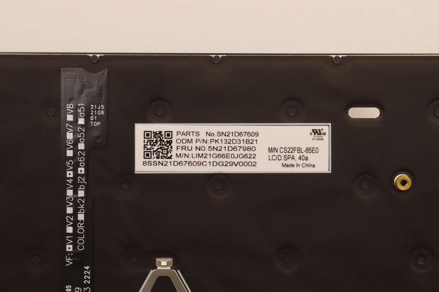 Lenovo Nbkyb Cs22 Fl Top,Bkbl,Chy,Spa - 5N21D67980