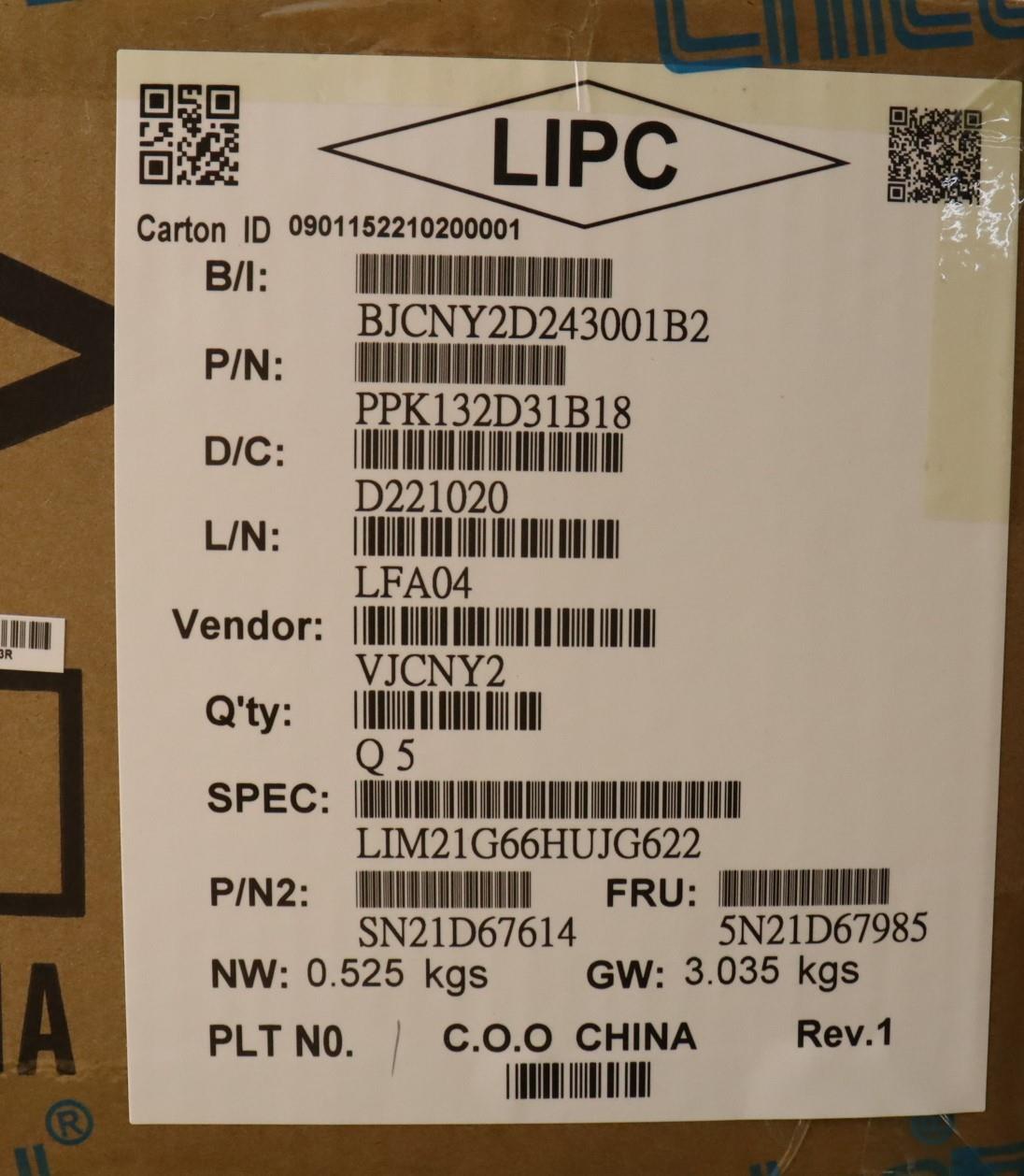 Lenovo Nbkyb Cs22 Fl Top,Bkbl,Chy,Hun - 5N21D67985
