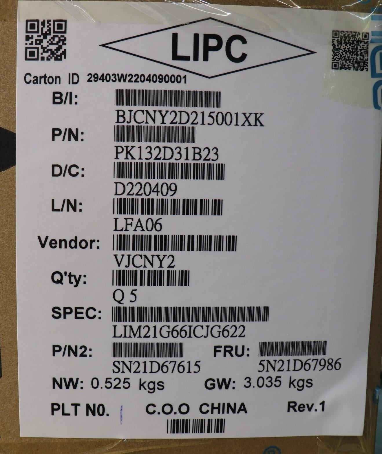 Lenovo Nbkyb Cs22 Fl Top,Bkbl,Chy,Ild - 5N21D67986