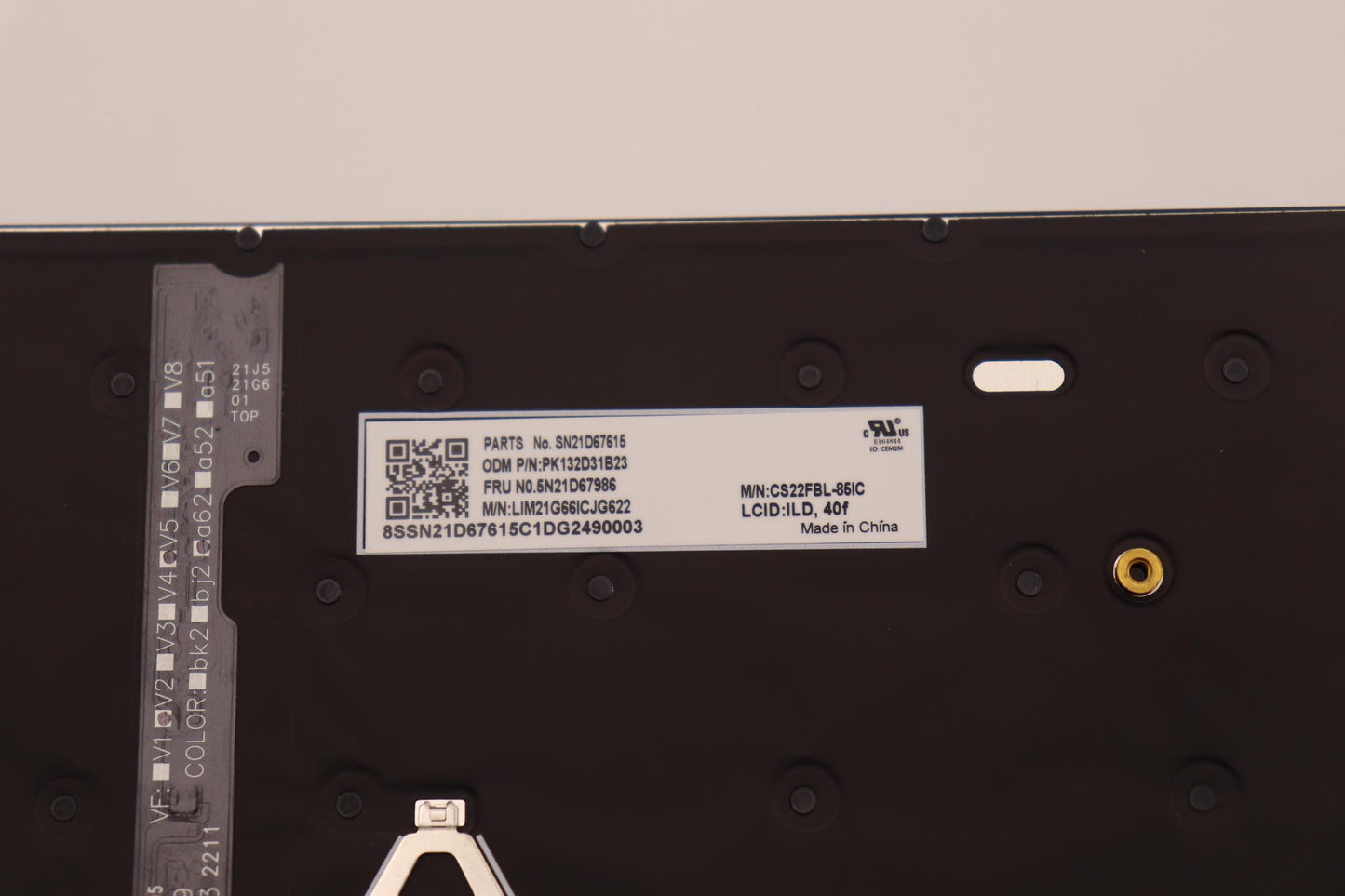 Lenovo Nbkyb Cs22 Fl Top,Bkbl,Chy,Ild - 5N21D67986