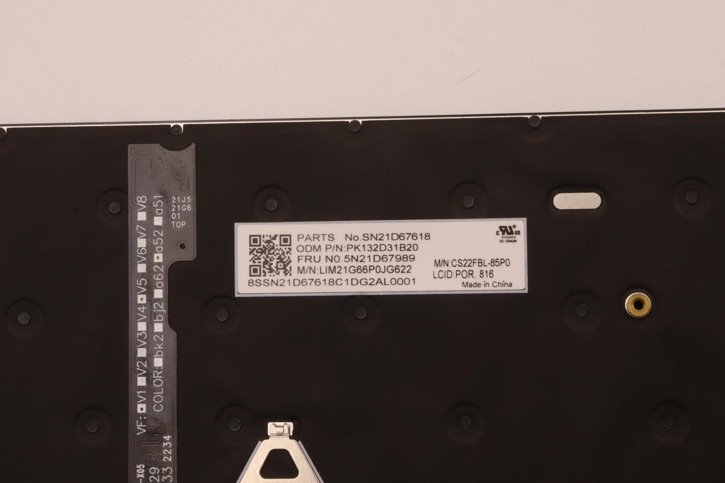 Lenovo Nbkyb Cs22 Fl Top,Bkbl,Chy,Por - 5N21D67989