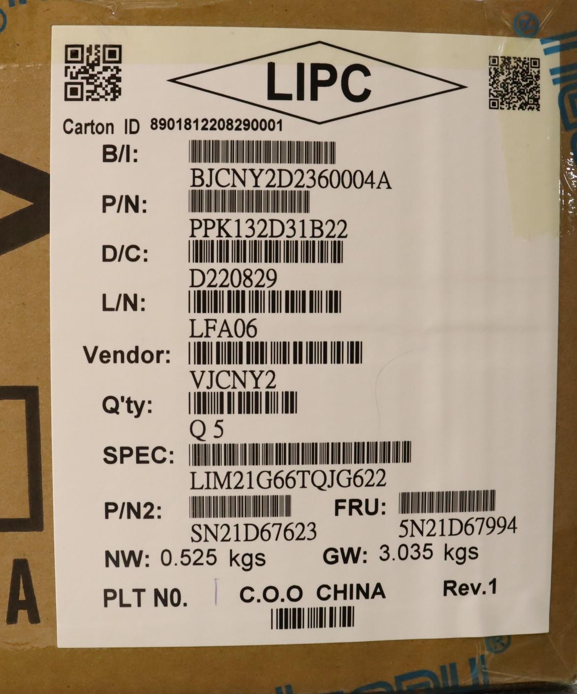 Lenovo Nbkyb Cs22 Fl Top,Bkbl,Chy,Tur - 5N21D67994